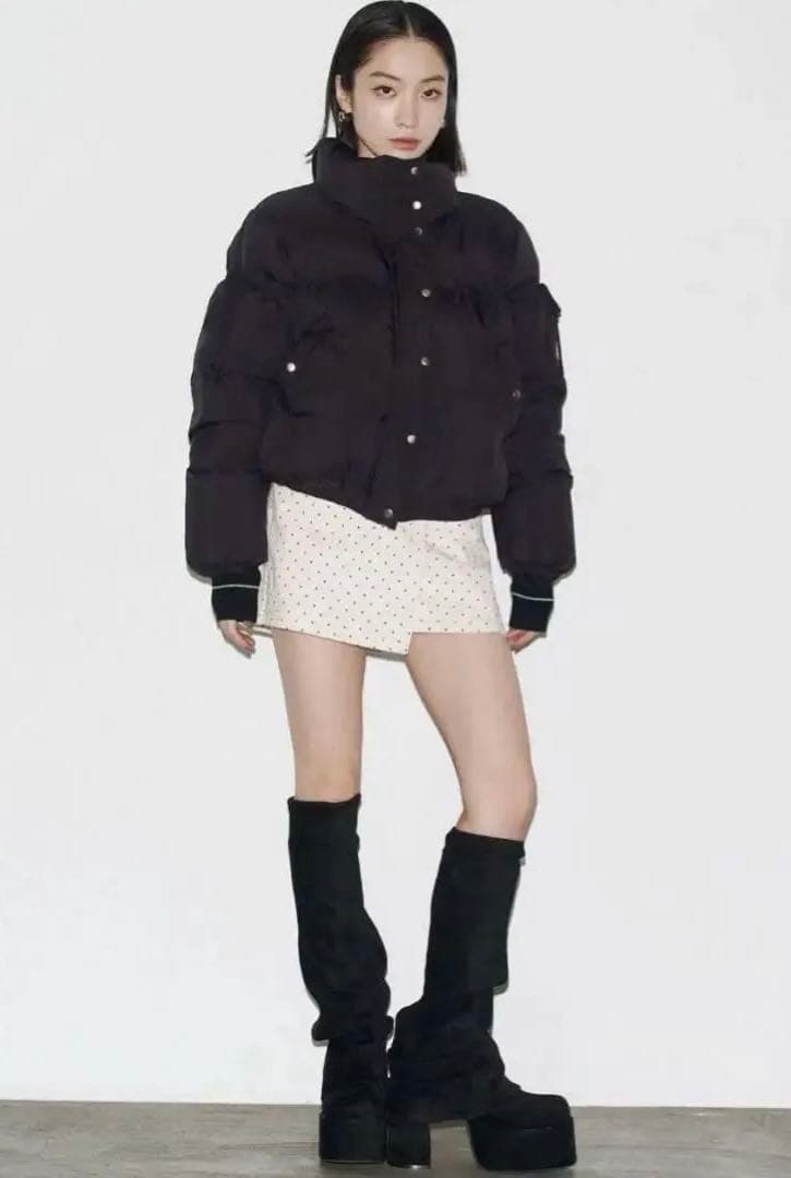 ★美品★ 【EMODA】 ルーズフレアカバーフィットブーツ