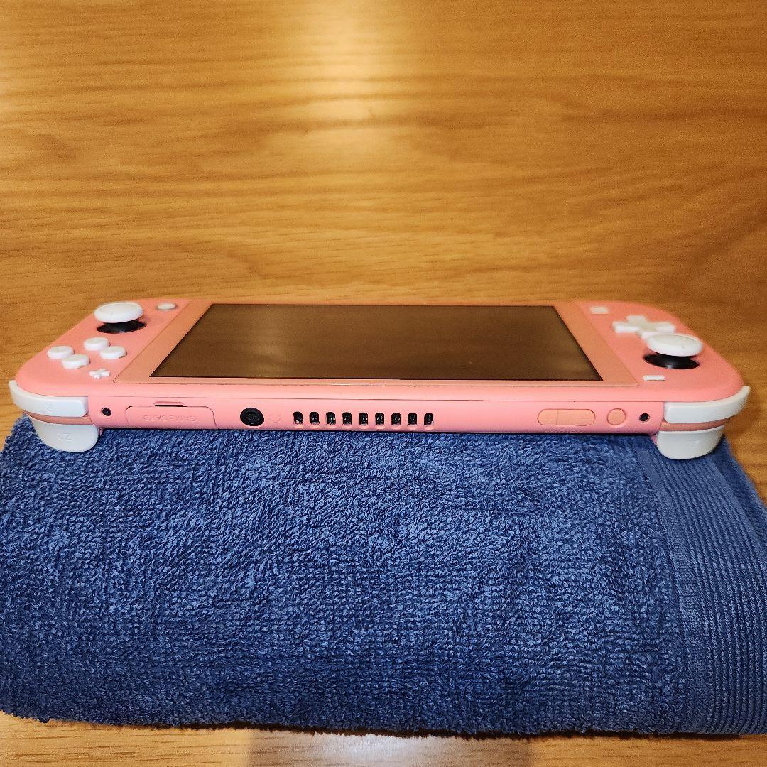 Nintendo Switch Lite コーラルピンク 本体　あつ森カセット