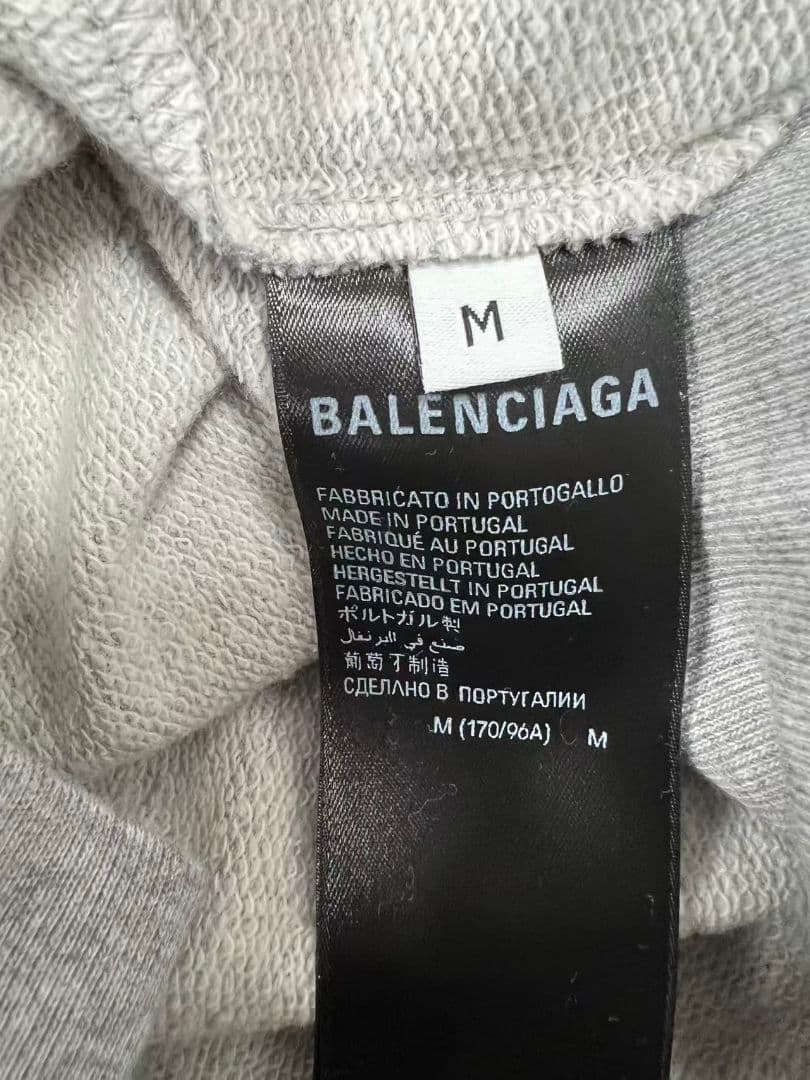 balenciaga バレンシアガ グレー スウェット トレーナー 新品同様