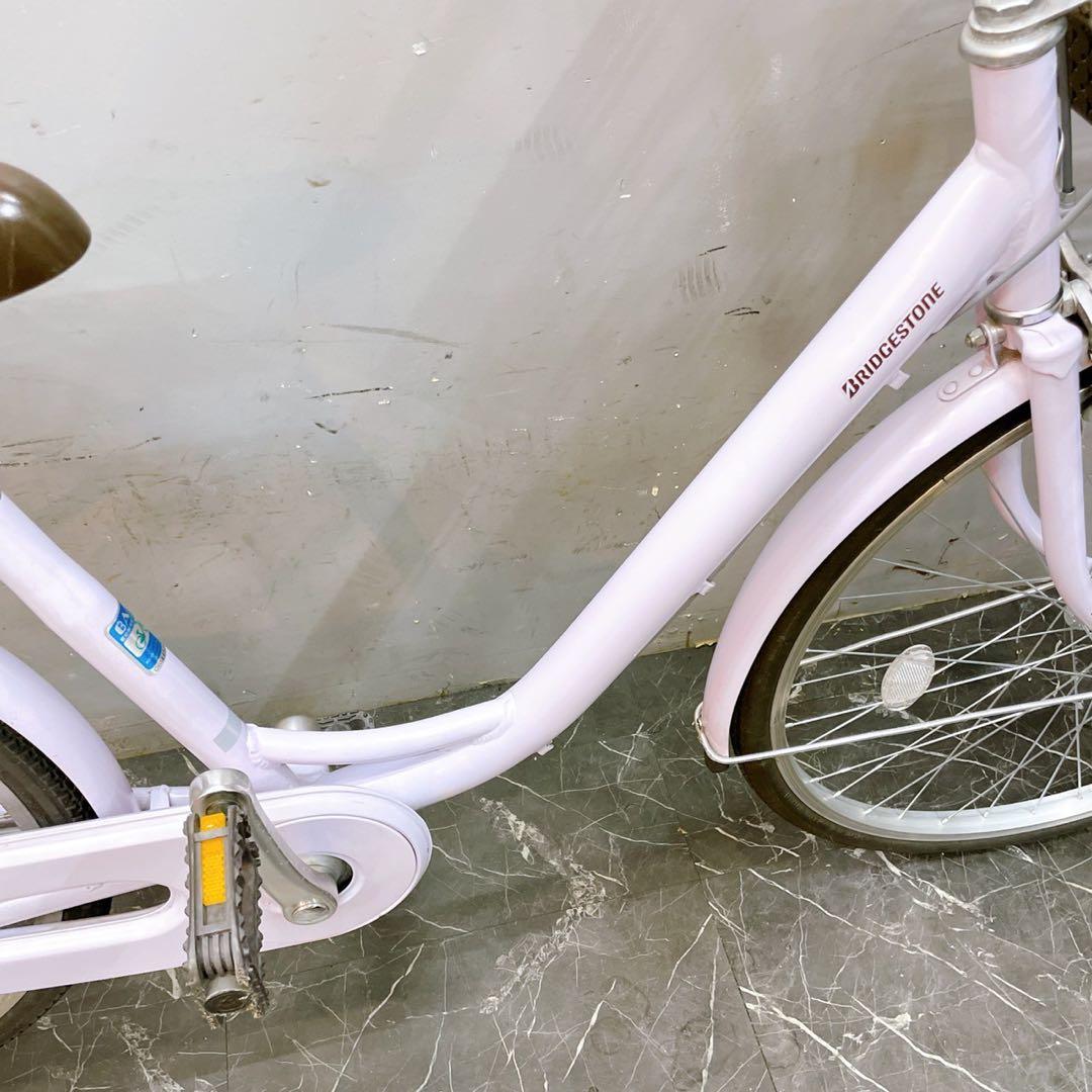 【941】《関西 引き取り》一般車 ママチャリ ブリヂストン パープル