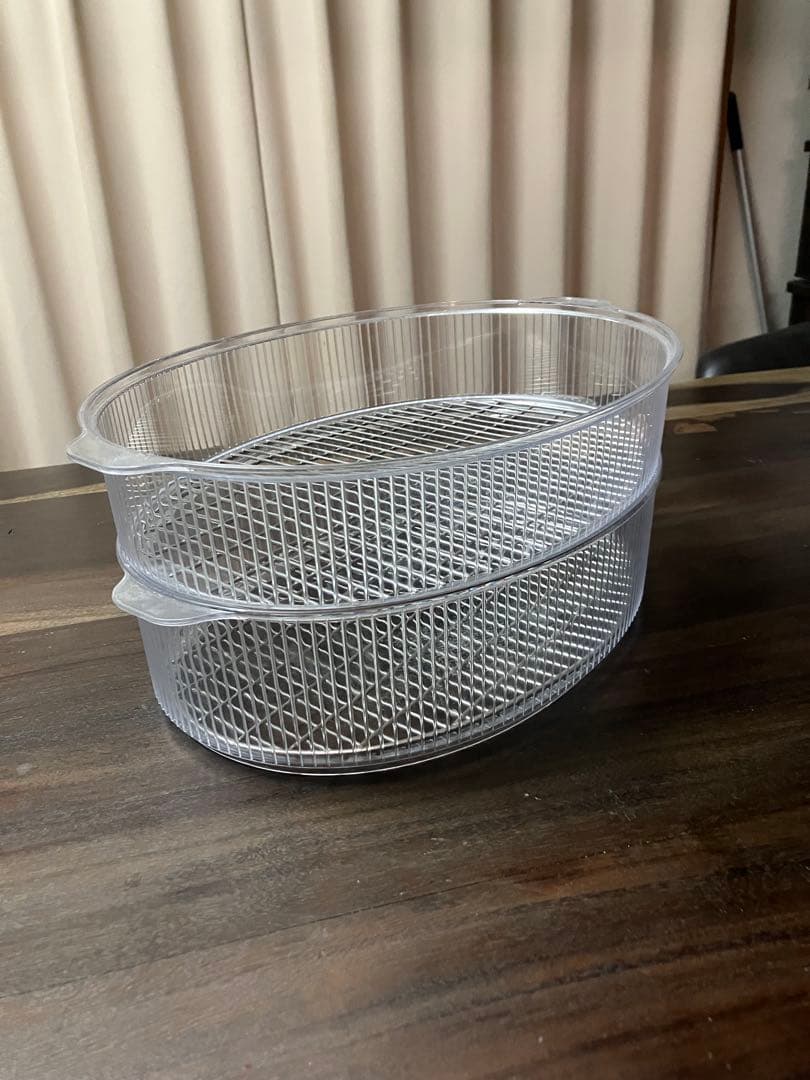 値下げ！蒸し器付！ブルーノクラッシィ＋オーバルホットプレートスチーマーセット