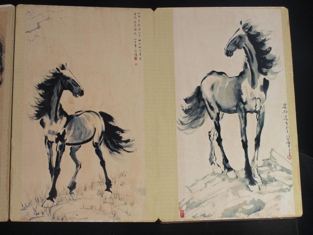 中国近時代の古本　絵冊　書籍　肉筆絵　激安骨董品 DE246C9-2