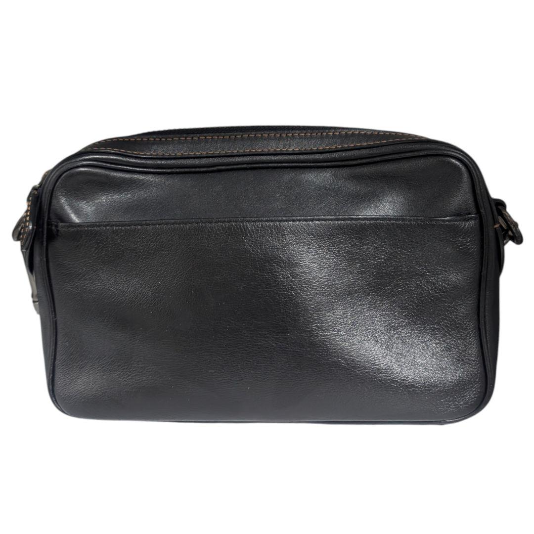 コーチ F39946 グラハムクロスボディ ショルダーバッグ レザー 黒