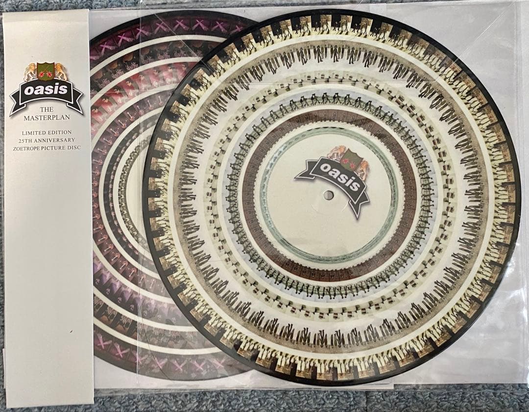 【未使用】Oasis / The Masterplan 限定ピクチャーレコード