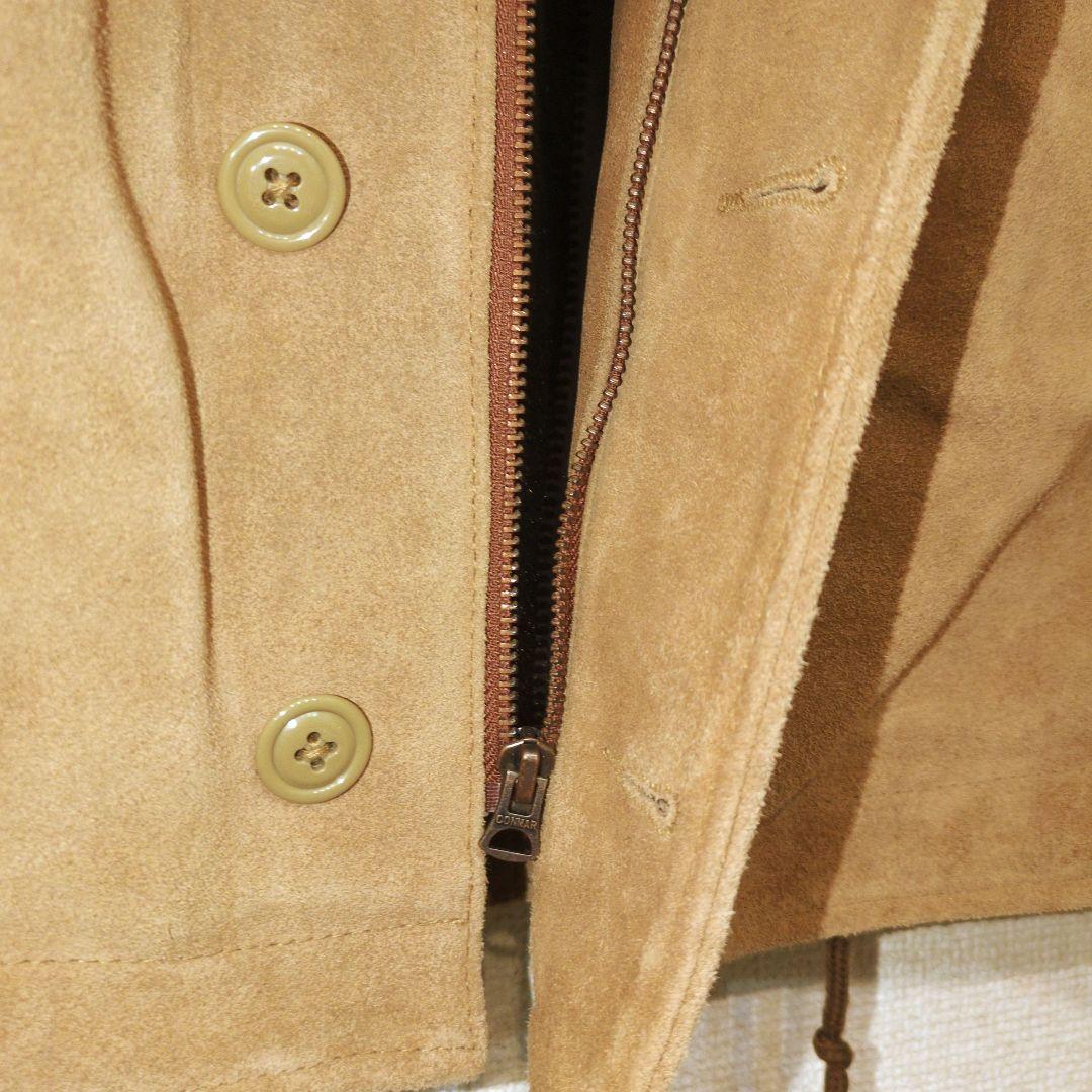 ヒューストン　n1 デッキジャケット　スエードレザー