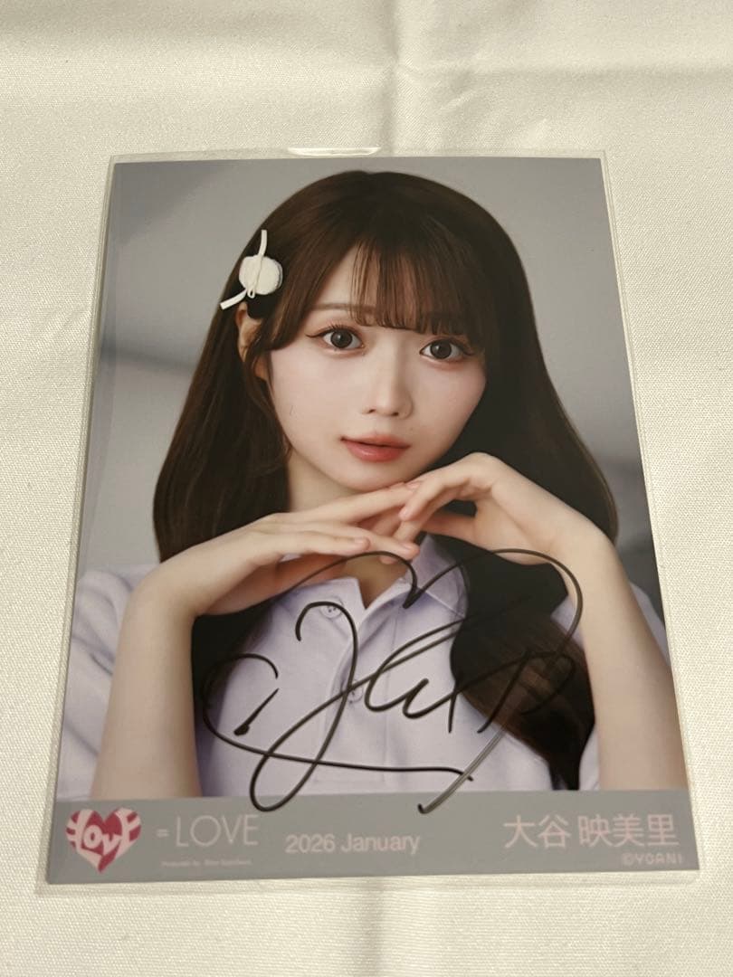 ＝LOVE イコラブ 生写真 大谷映美里 「ポロシャツ」ヨリ 直筆