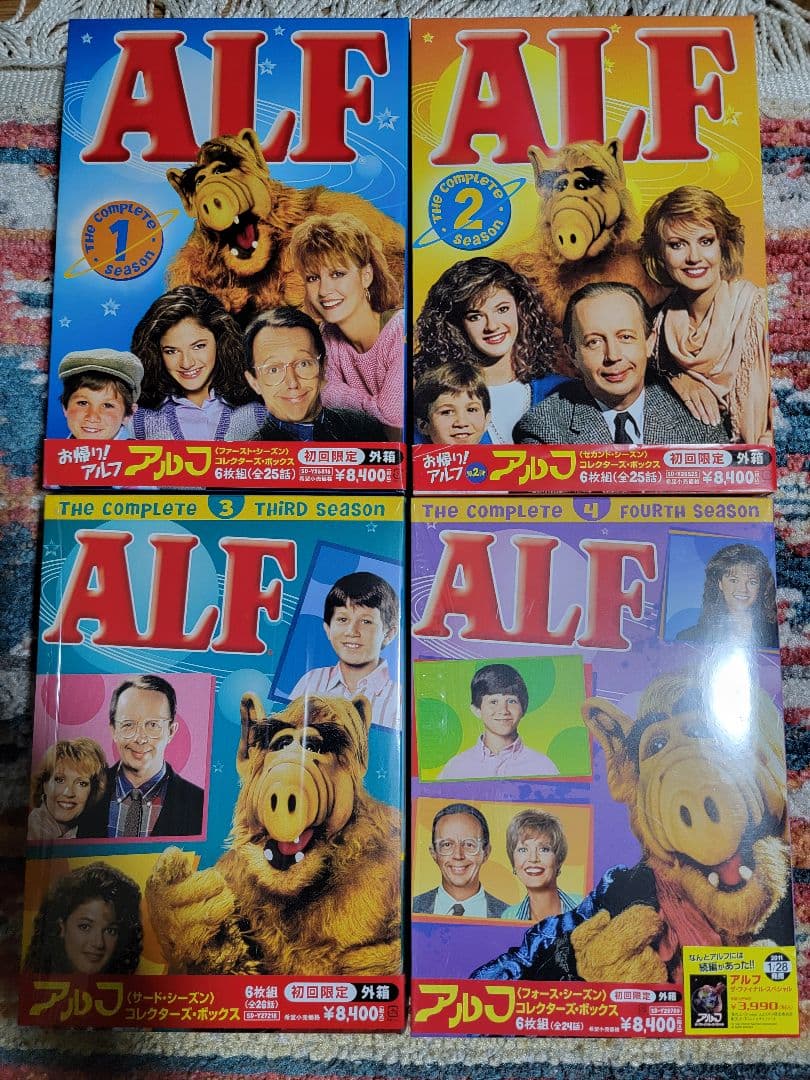 【コンプ美品】アルフ ALF DVD ボックスセット 1-4シーズン