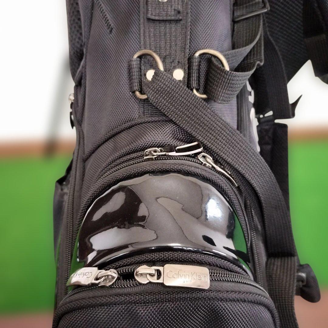   ゴルフ キャディバッグ スタンド式 ブラック