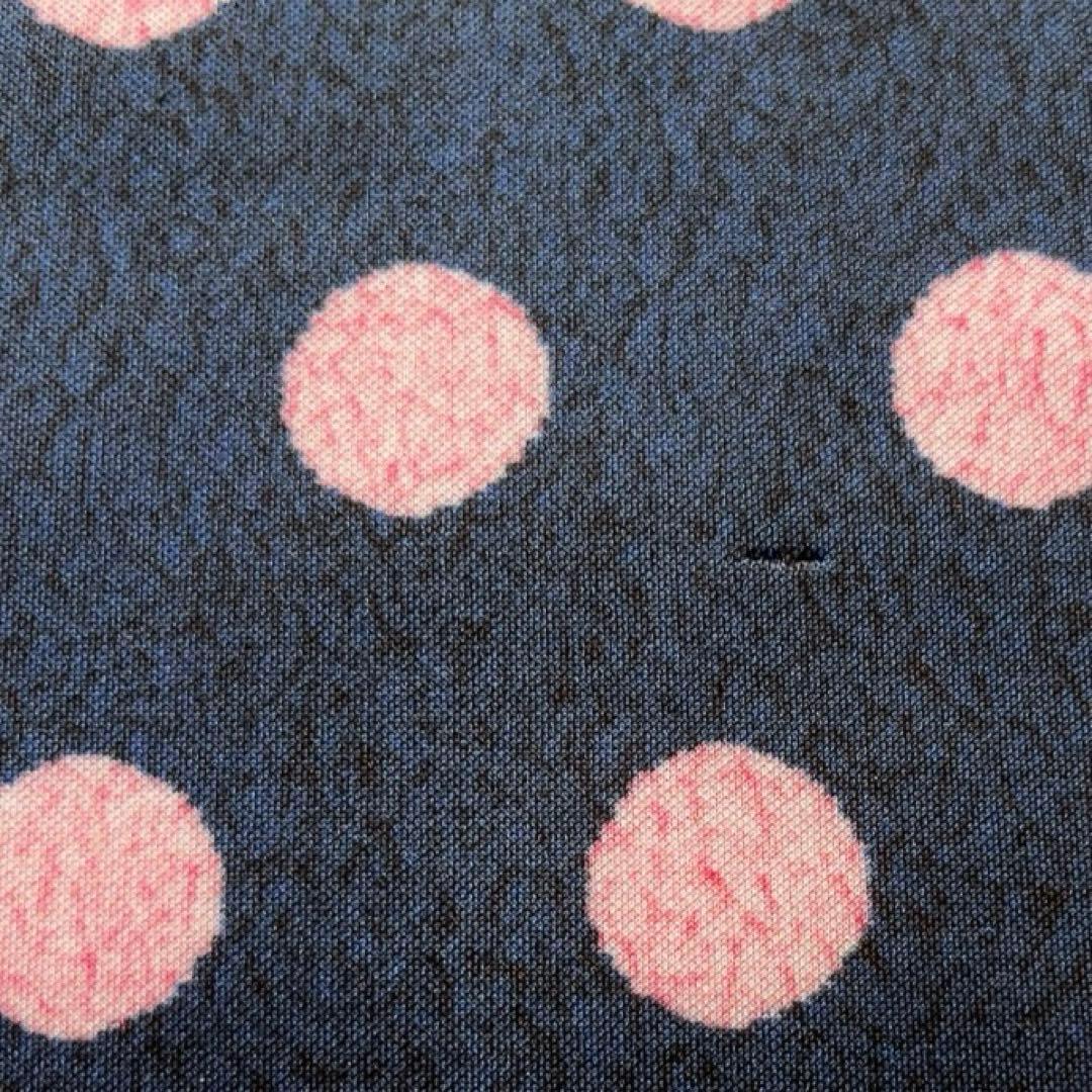 美品　アルチビオ　セットアップ　モックネック　スカート　水玉　ドット　ネイビー