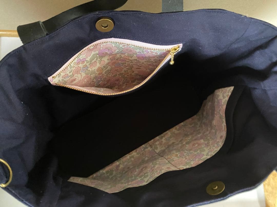 ミナペルホネン　ハンドメイド　トートバック