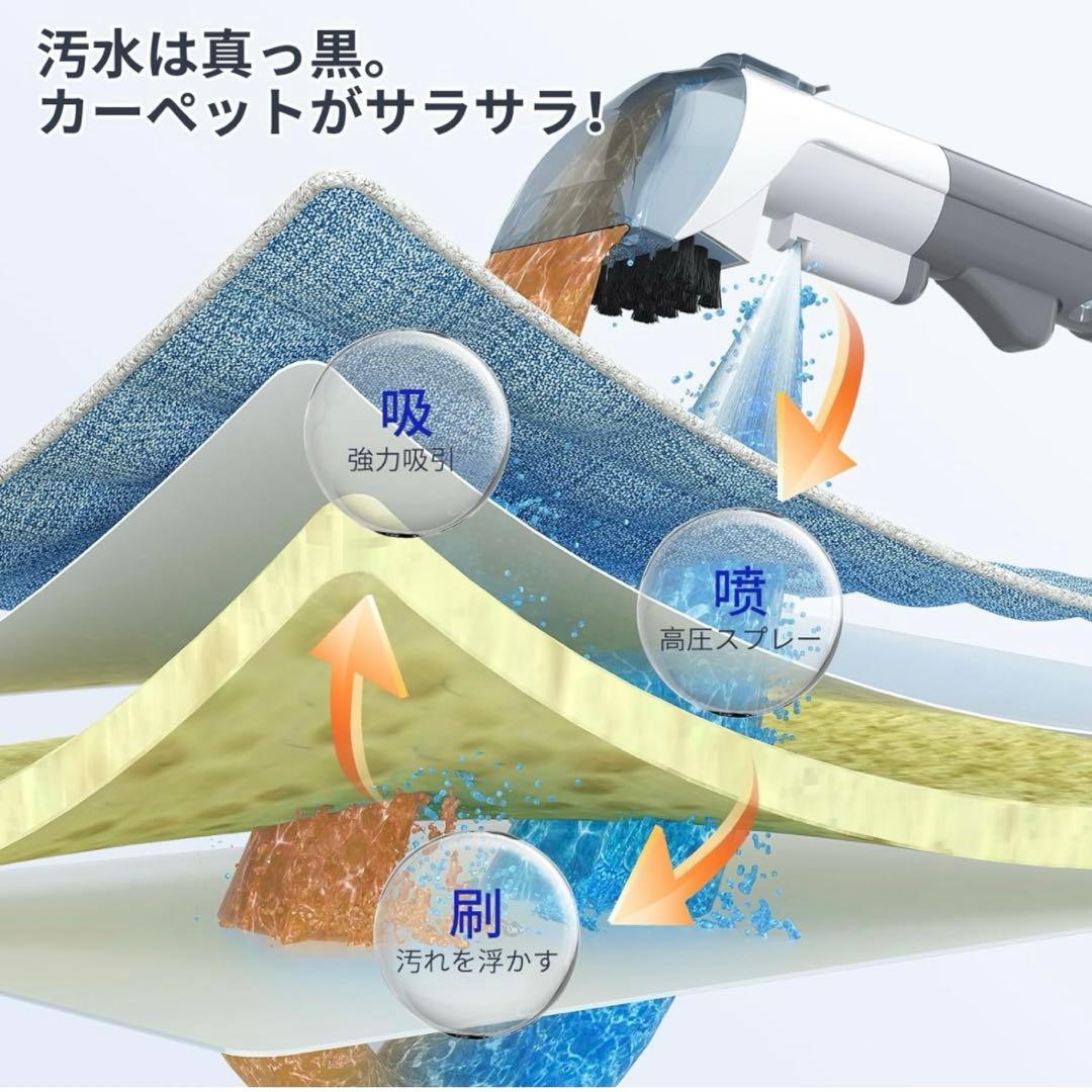 新品！リンサー 布製品 クリーナー カーペットクリーナー 洗浄機