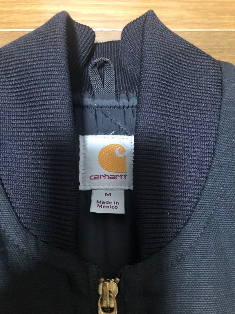即決 美品 カーハート ベスト ブラック M