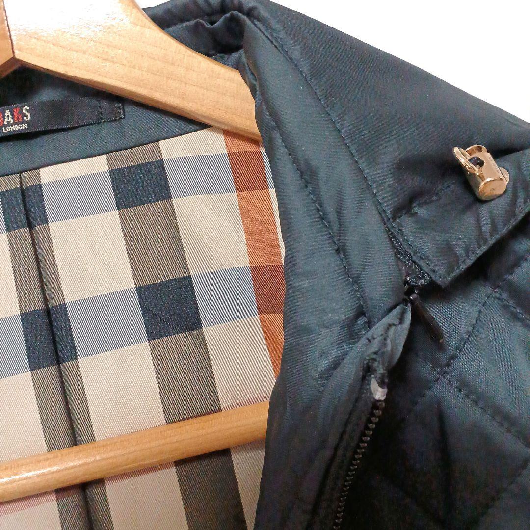 DAKS　4wayインナーキルティングベスト　ナイロンジャケット　ダークネイビー