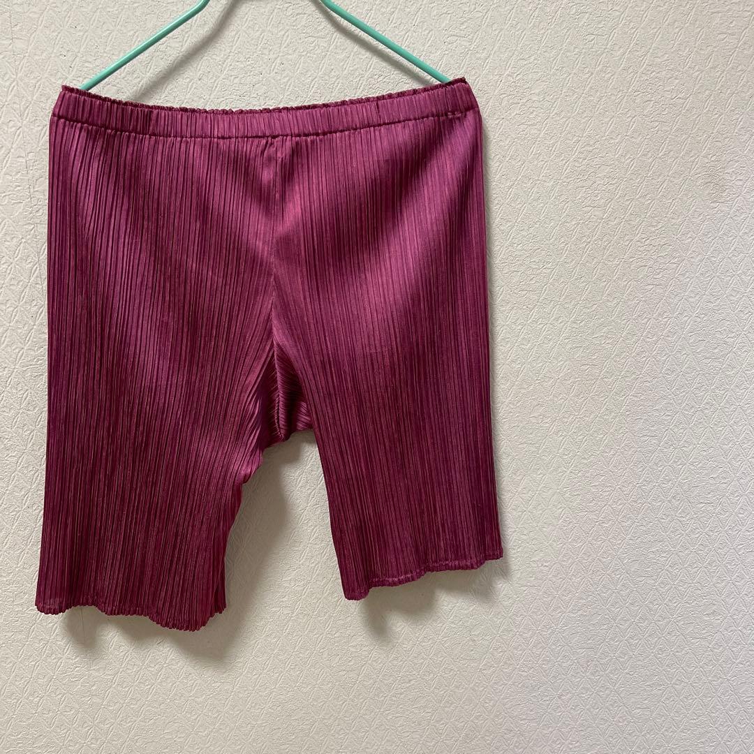 プリーツプリーズ　ショートパンツ F サイズ