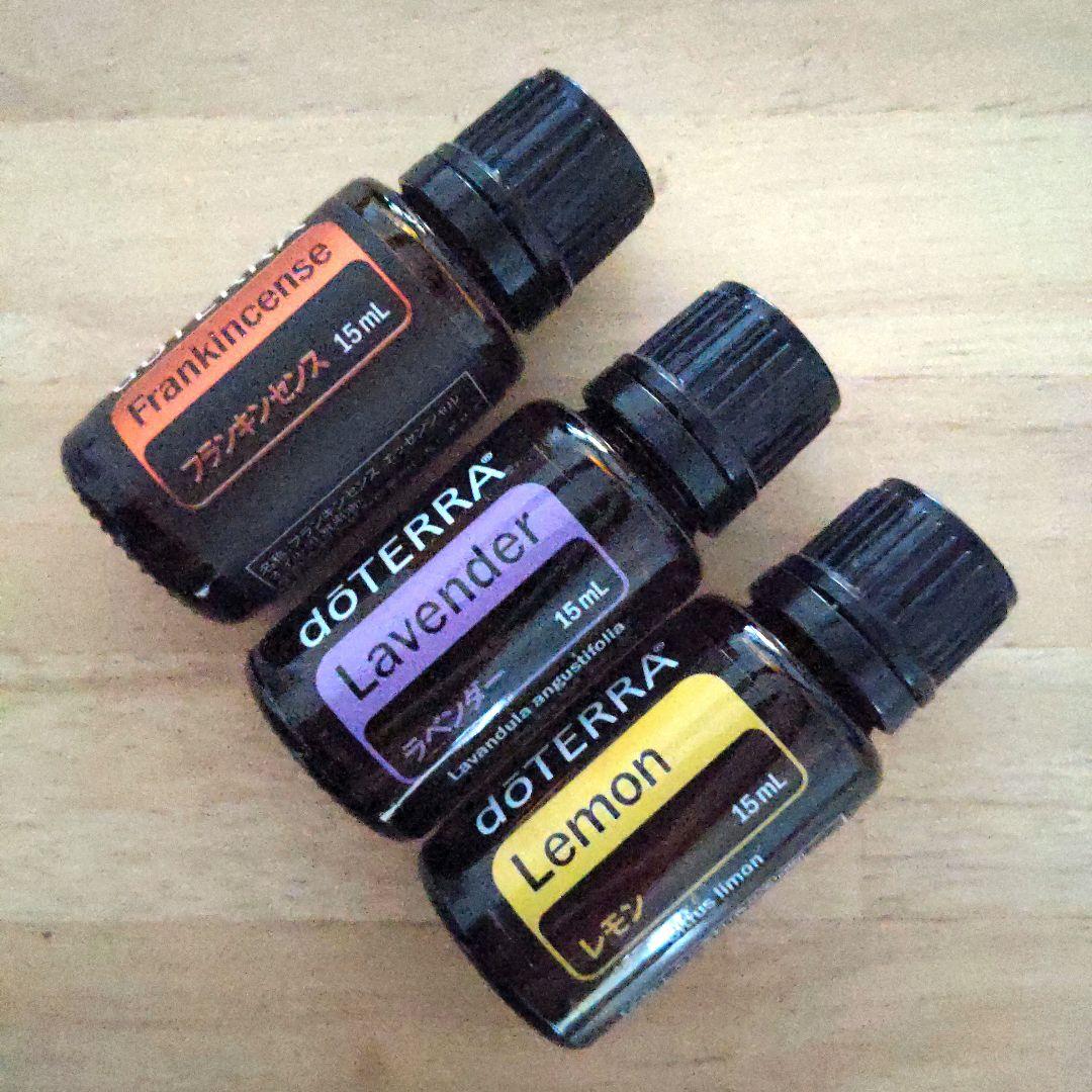 ドテラ　doTERRA　フランキンセンス&ラベンダー&レモン15ml 　新品