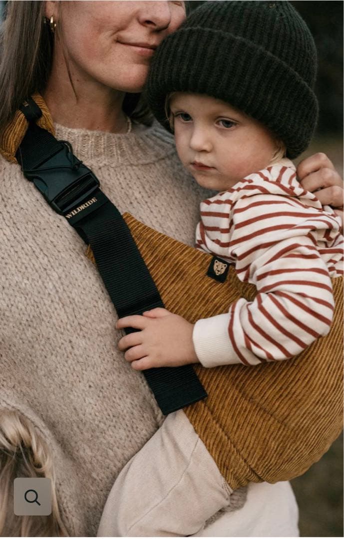 お値下げ！WILDRIDE コーデュロイ抱っこ紐 ベージュ