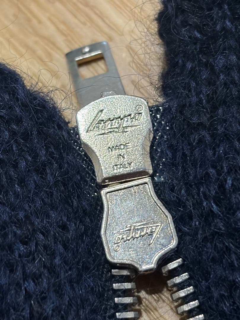 美品 roberto collina イタリア製 ウールモヘアドライバーズニット