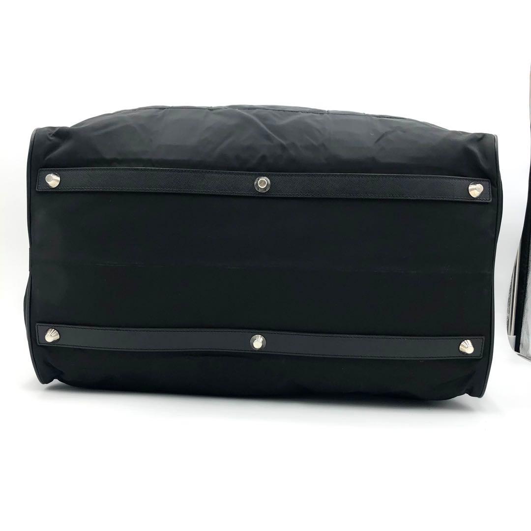 【極上美品・付属品付き✨】プラダ 2way ボストンバッグ 鍵付き ナイロン 黒