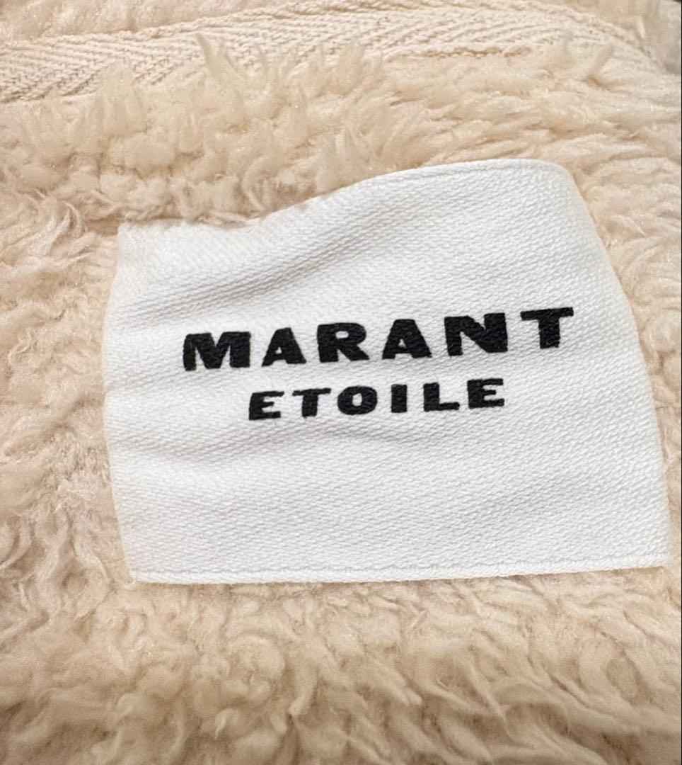 【極美品】ISABEL MARANT裏起毛フリースパーカー Mサイズ アイボリー