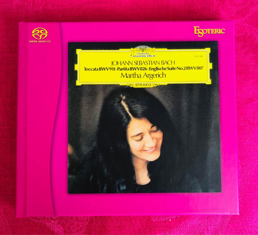 アルゲリッチ/ バッハ ピアノ作品集 2017年発売 エソテリック社