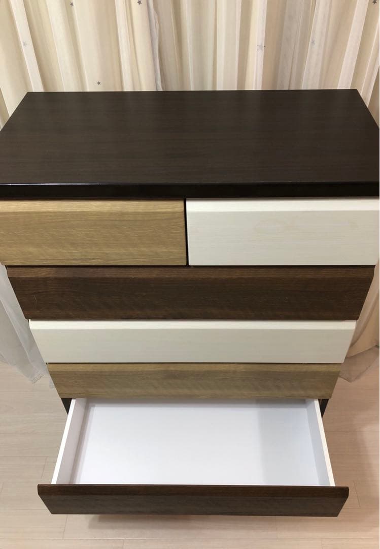 フィナンシェさま専用！ 北欧風カラフル6段チェスト