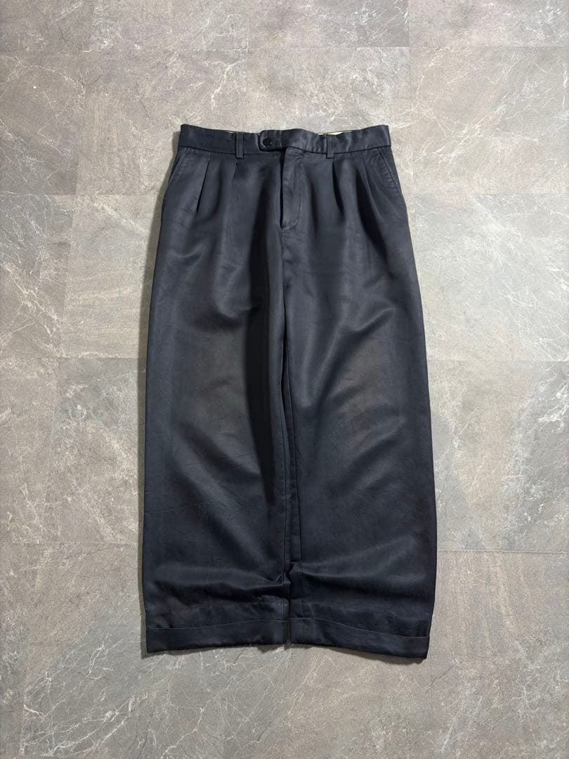 パンツ 00s DRIES VAN NOTEN cotton cupra slacks