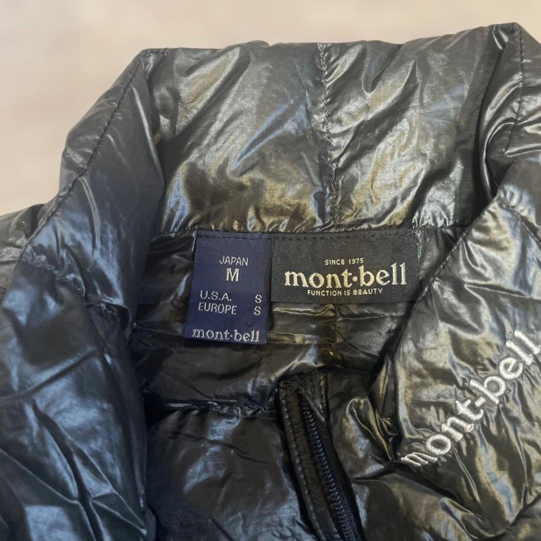 モンベル EXライトダウンベスト Men’s ブラック Mサイズ
