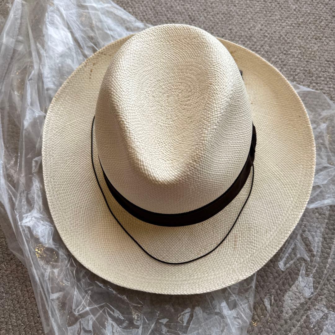 未使用　LARDINI パナマハット　M 57cm