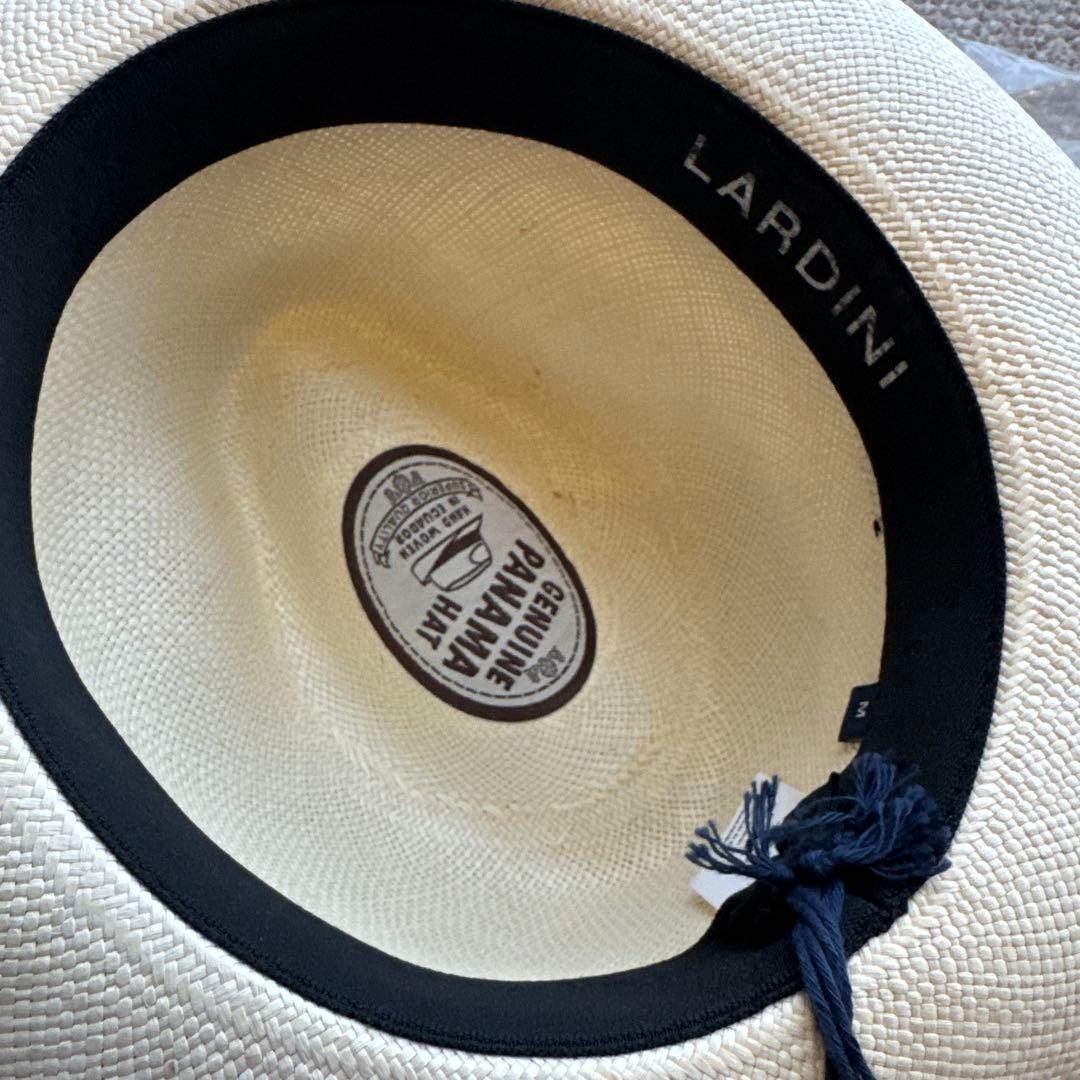 未使用　LARDINI パナマハット　M 57cm