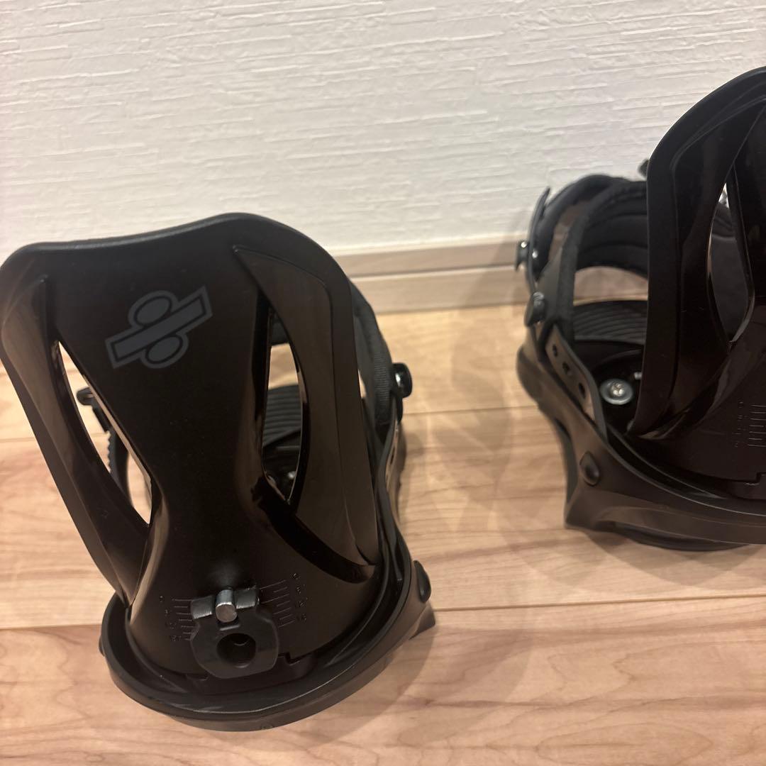 ブラック スノーボード ビンディング