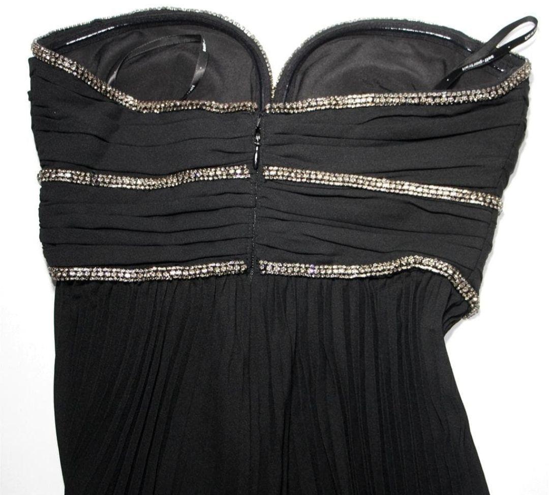 SELFPORTRAITブラック ベア ロングドレスUK4