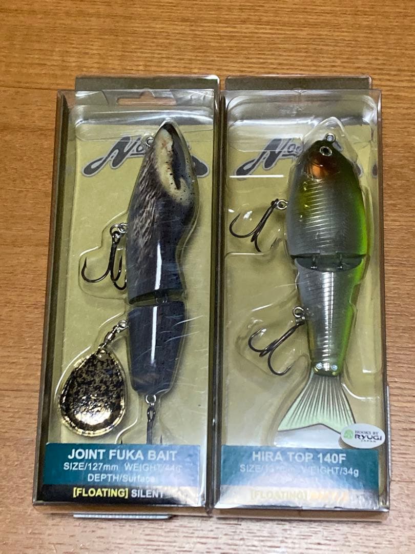 ノリーズ　ジョイントフカベイト、ヒラトップ140Fセット売り