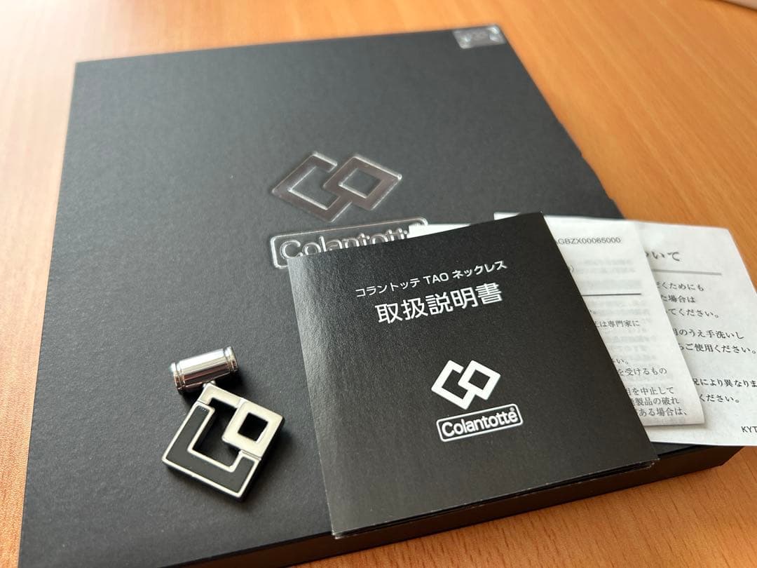 コラントッテ TAO ネックレス AURA 47cm L ブラック