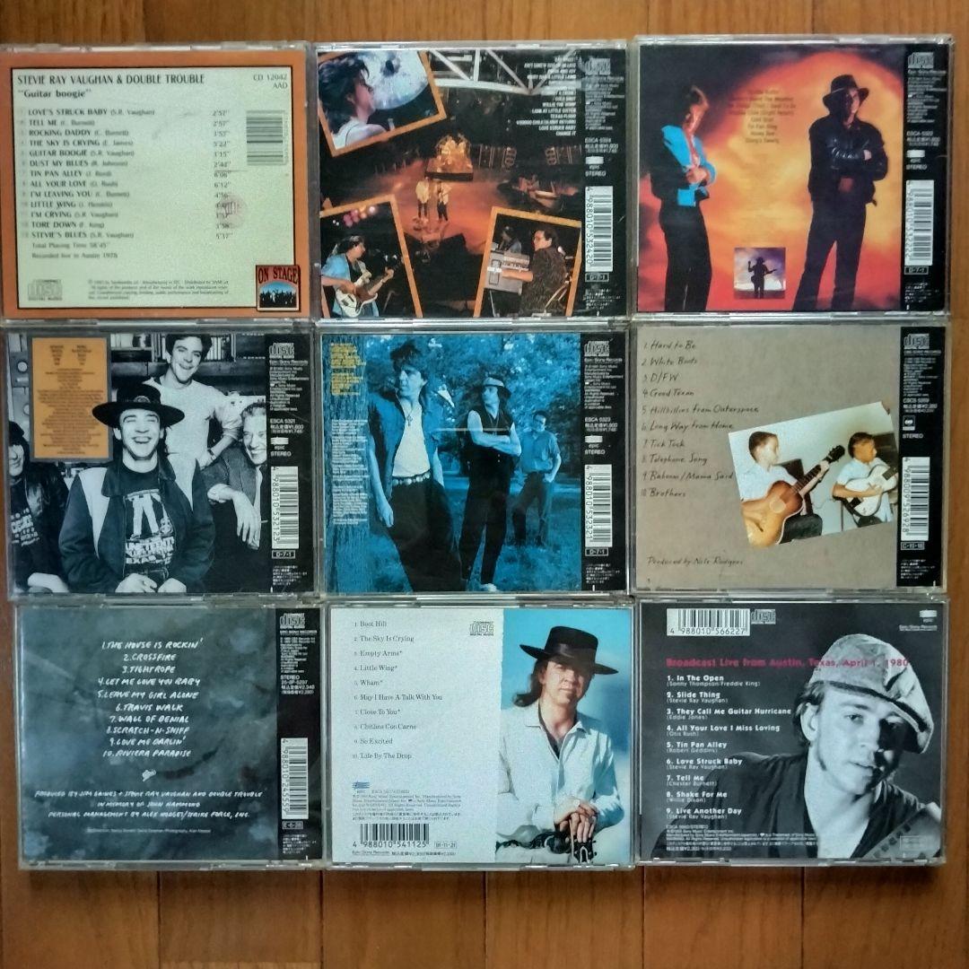 STEVIE RAY VAUGHANスティーヴィーレイヴォーン CDアルバム9枚