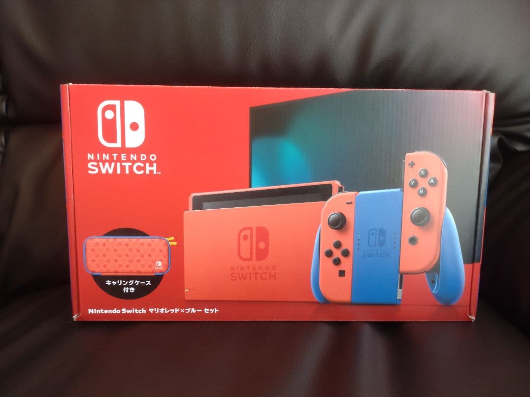 ☆美品☆ SWITCH/マリオレッド×ブルー セット　Switch マリオレッド