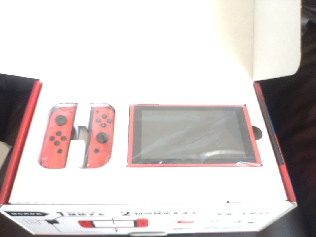 ☆美品☆ SWITCH/マリオレッド×ブルー セット　Switch マリオレッド