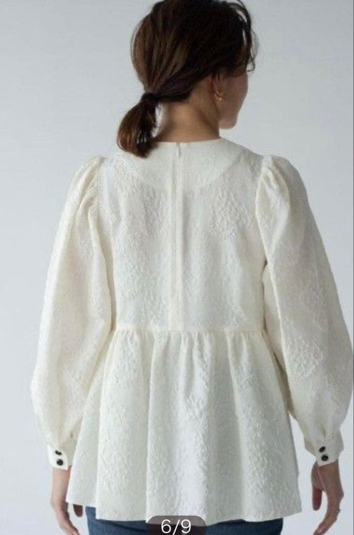 ohga furuit OHGA オーガ　フローラルブラウス パターンブラウス