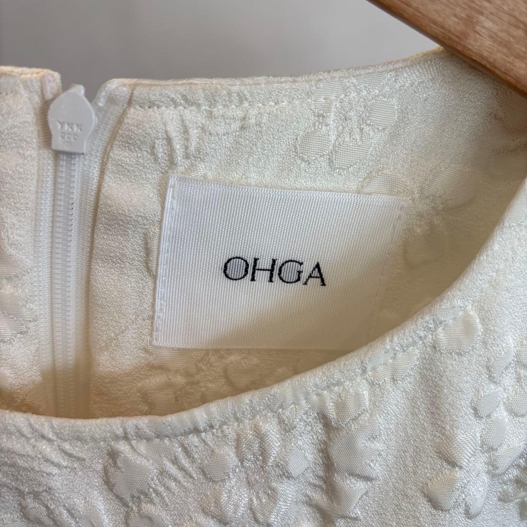 ohga furuit OHGA オーガ　フローラルブラウス パターンブラウス