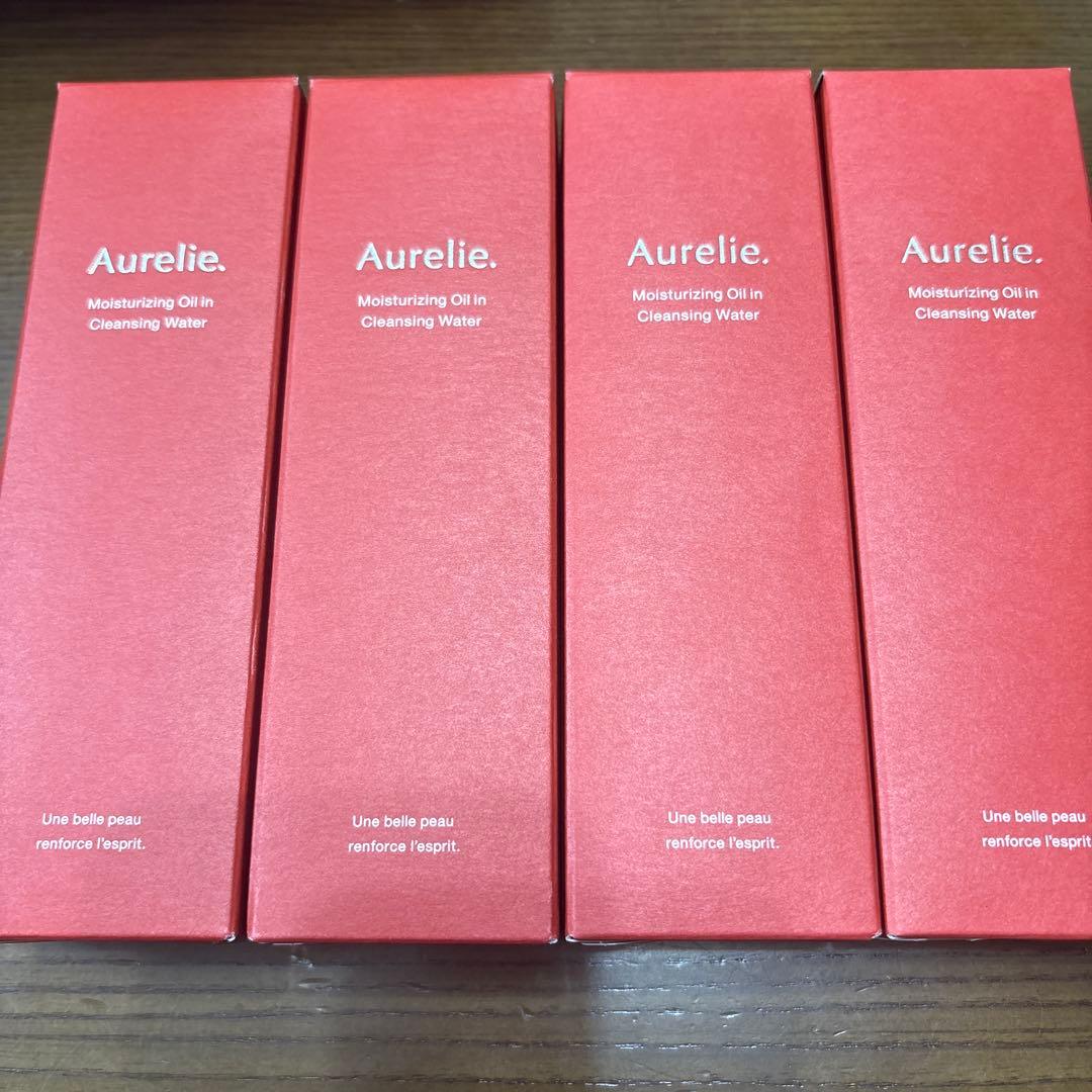 Aurelie モイスチャライジングオイルインクレンジングウォーター 4本セット