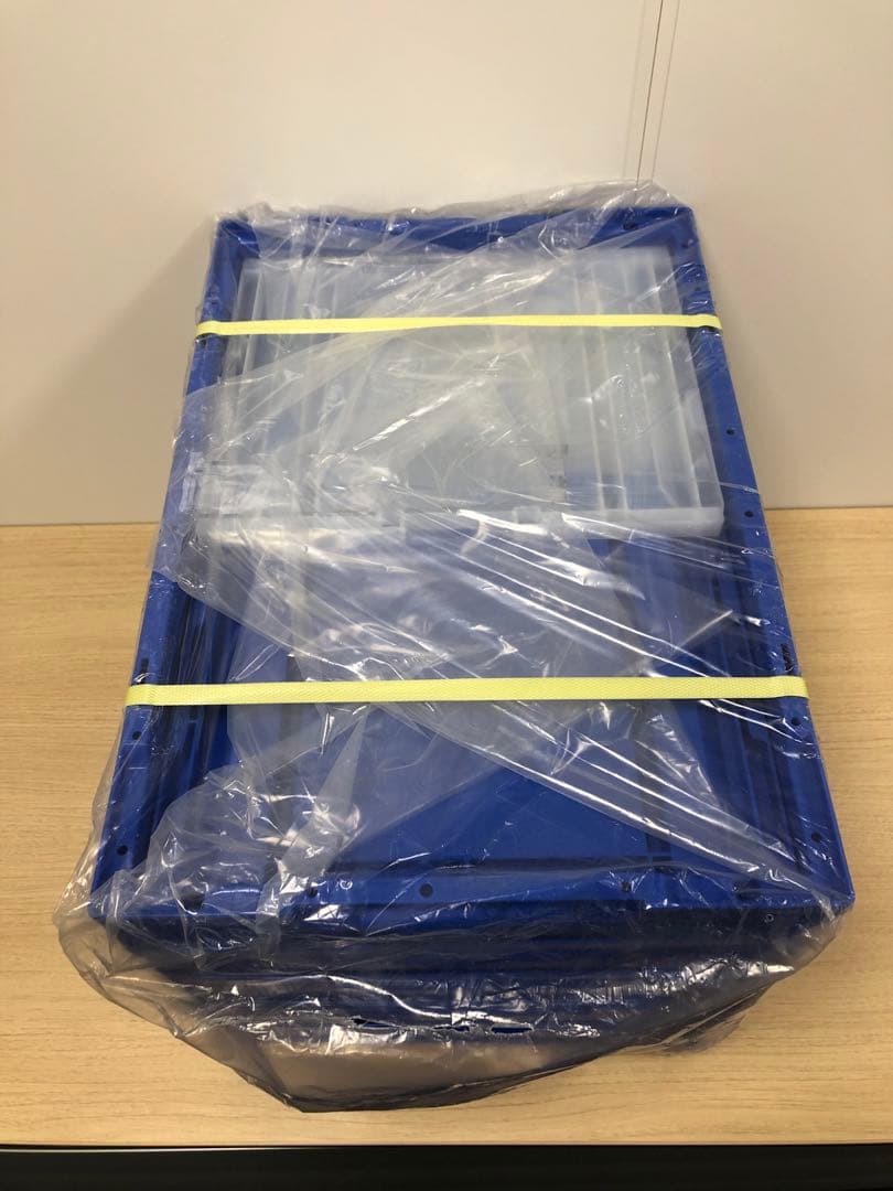 10個セットTRUSCO α折りたたみコンテナ CR-S50N-BT 50L ②