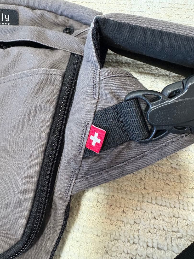 miamily ヒップシート 抱っこ紐 グレー 正規品 ほぼ未使用 腰ベルト