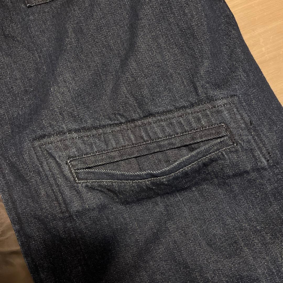 美品 HOUSTON デニムフーディ 中綿 USNA ミリタリージャケット XL