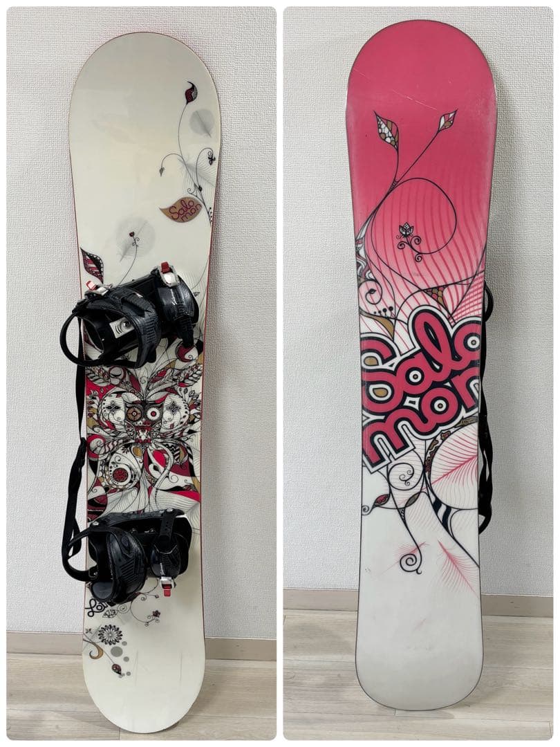 【お得セット】サロモン　バートン　レディース　スノボーセット