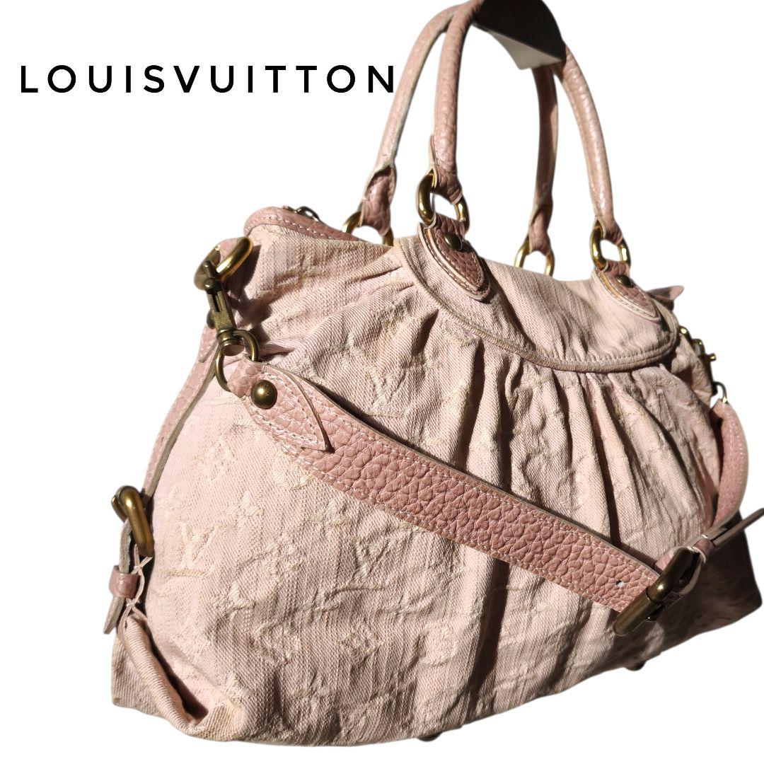 LOUIS VUITTON モノグラムデニム ネオガヴィMM（ローズ）