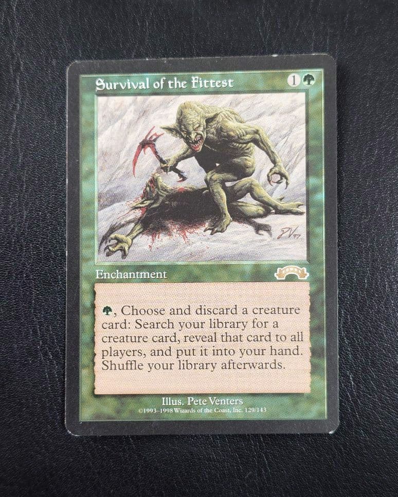 適者生存 エンチャント マジック・ザ・ギャザリング 英語 MTG