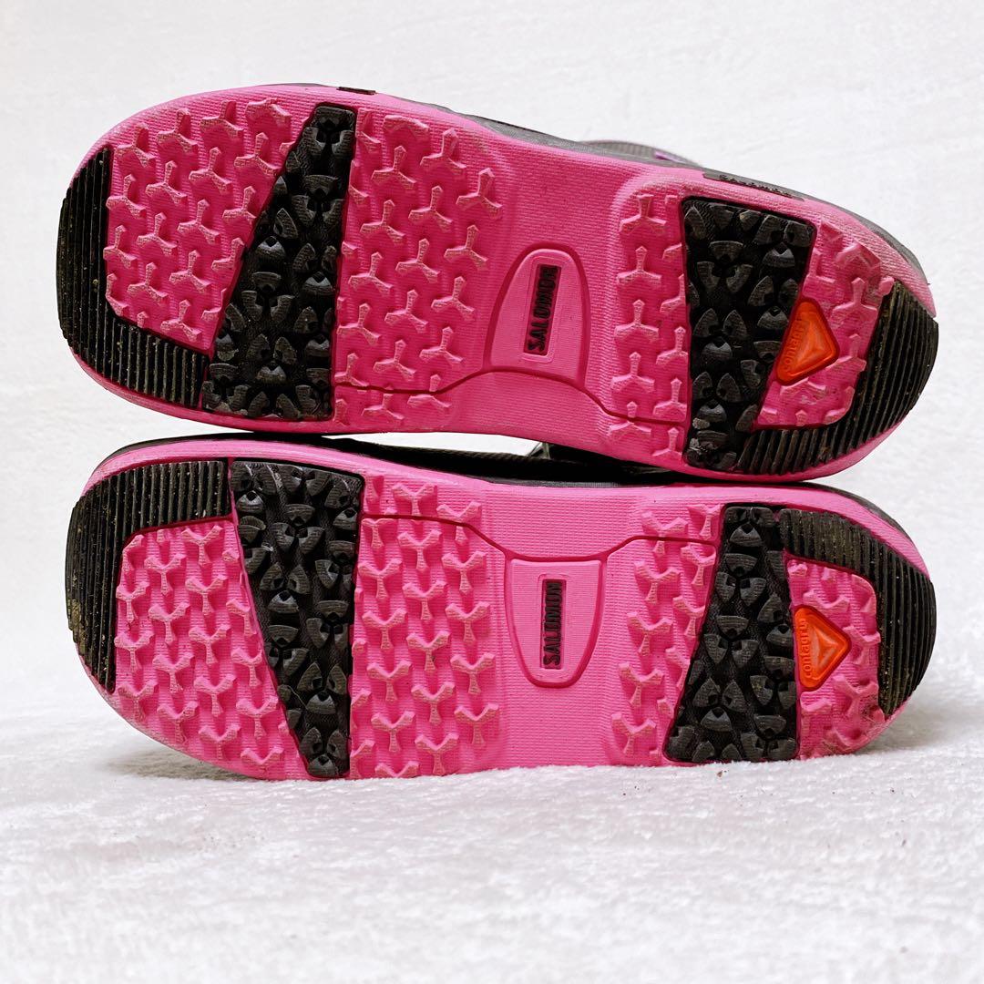 SALOMON　PEARL BOA　スノーボードブーツ　25.5cm　黒　ピンク