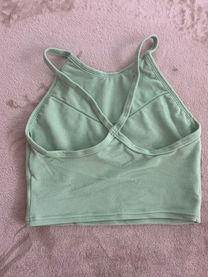 whiteさま専用　eit swimミントグリーン 水着トップ Mとボトムス