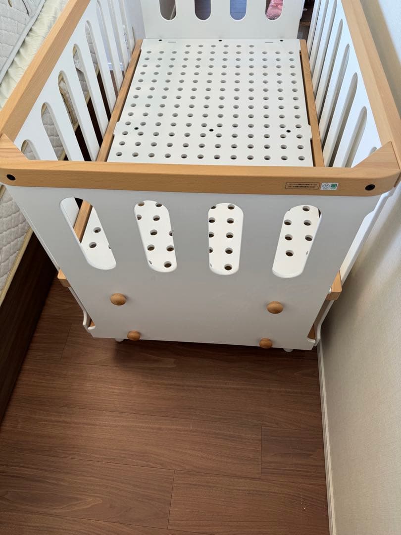 【専用・直接引き取り】HOPPL bebed 10年使えるベビーベッド