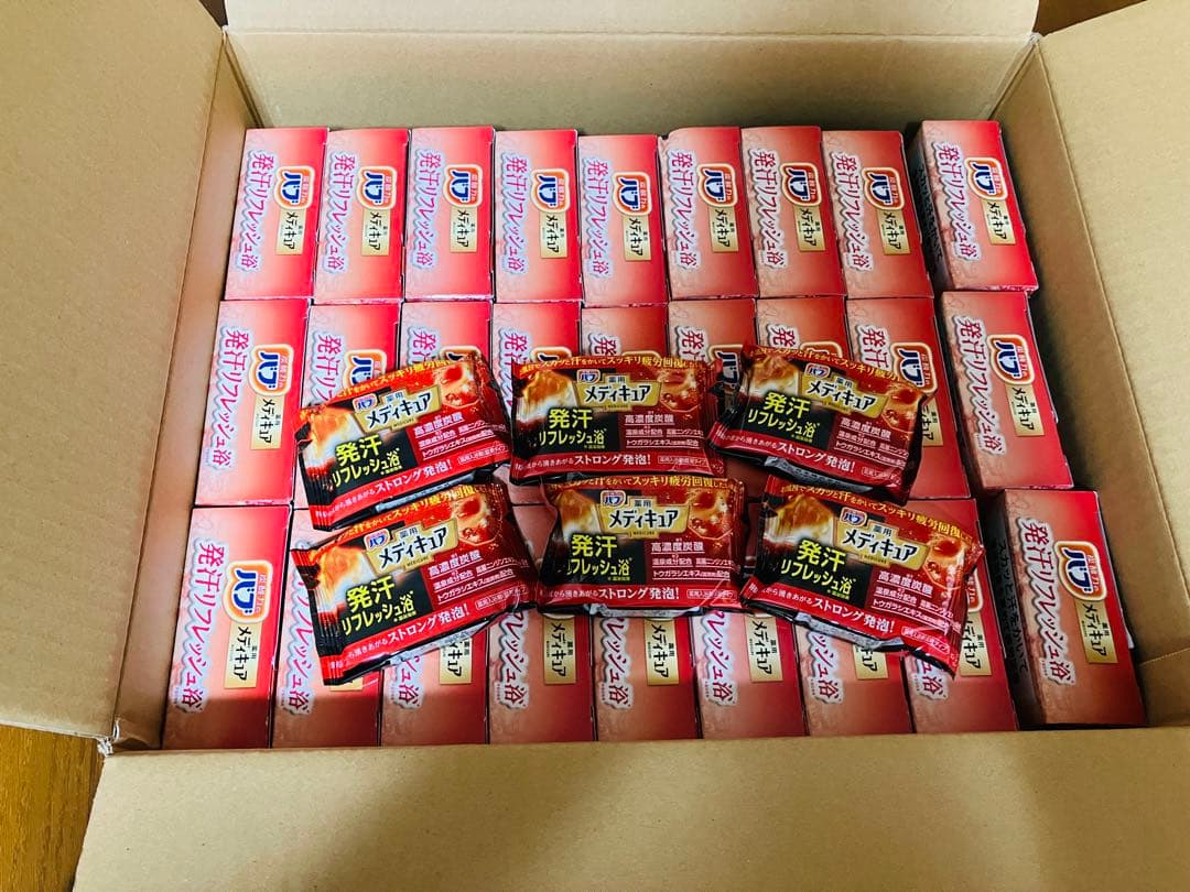 バブ メディキュア 発汗 リフレッシュ浴 27箱(162錠) + 6錠