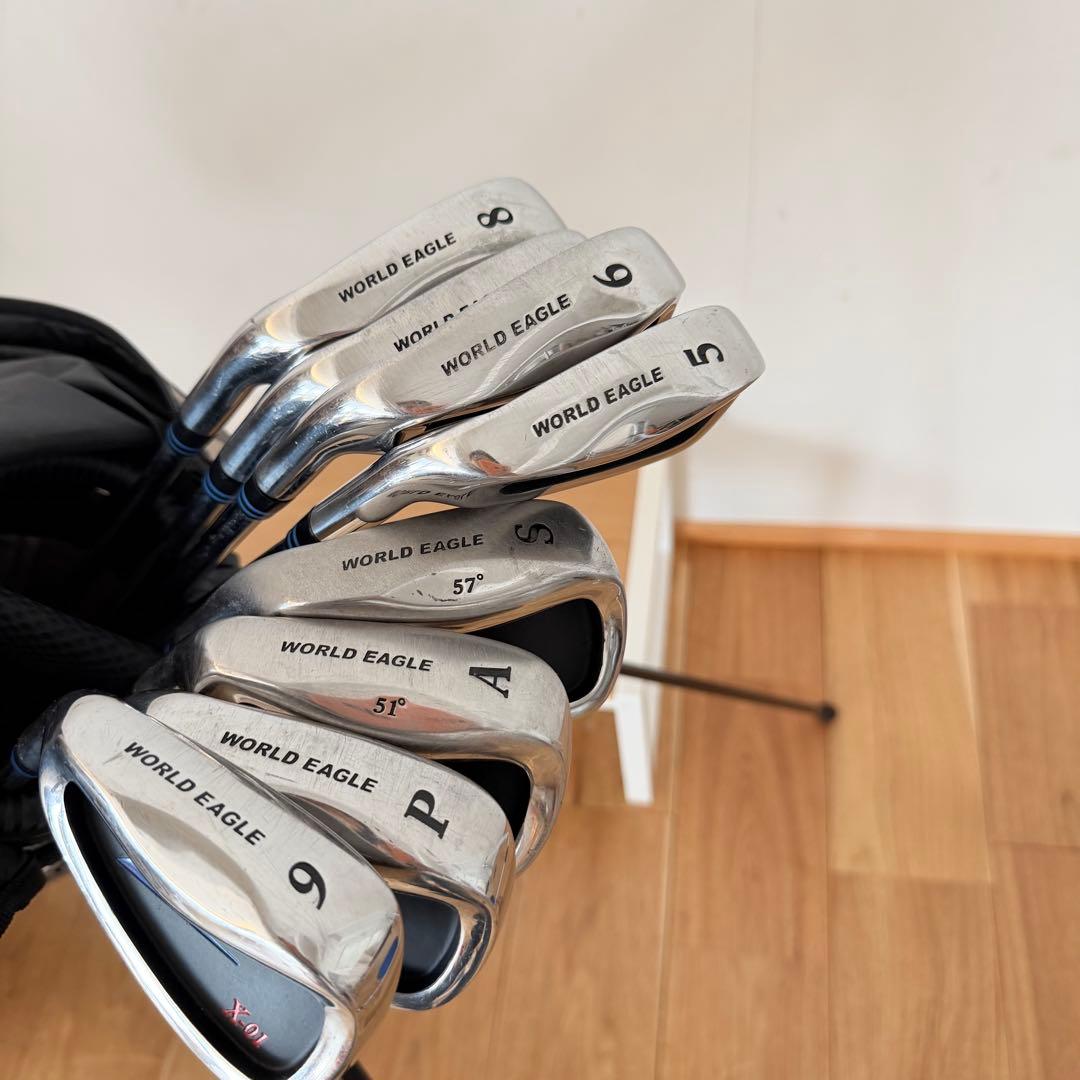 レフティ WORLD EAGLE ワールドイーグル アイアン8本セット